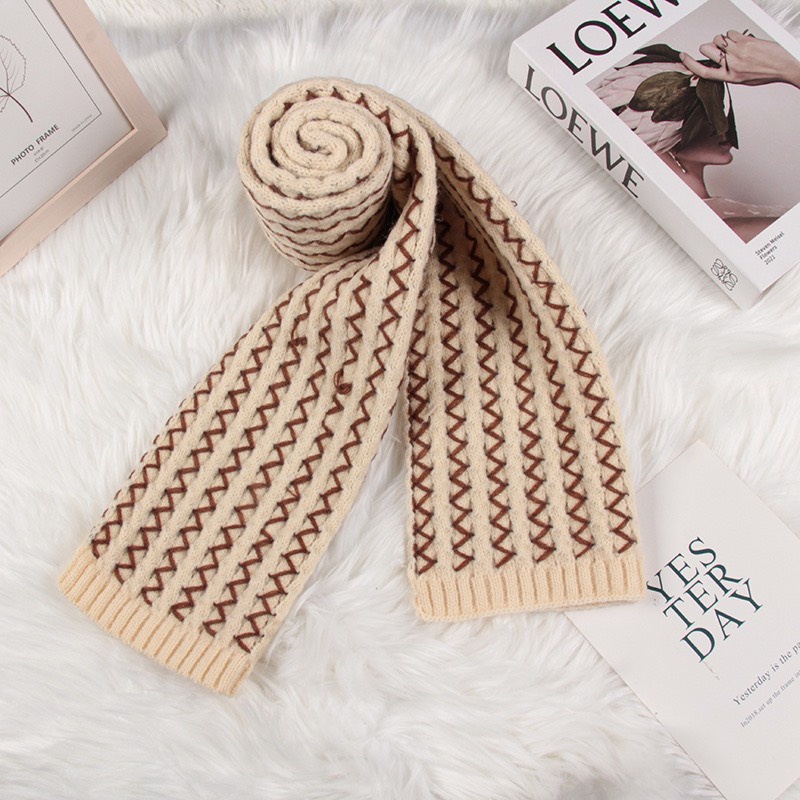 KHĂN CHOÀNG LEN LÔNG CỪU MÙA ĐÔNG HỌA TIẾT CARO LẠ MẮT