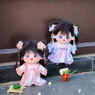 Bộ đồ cổ trang nhẹ nhàng cho bé doll 20cm