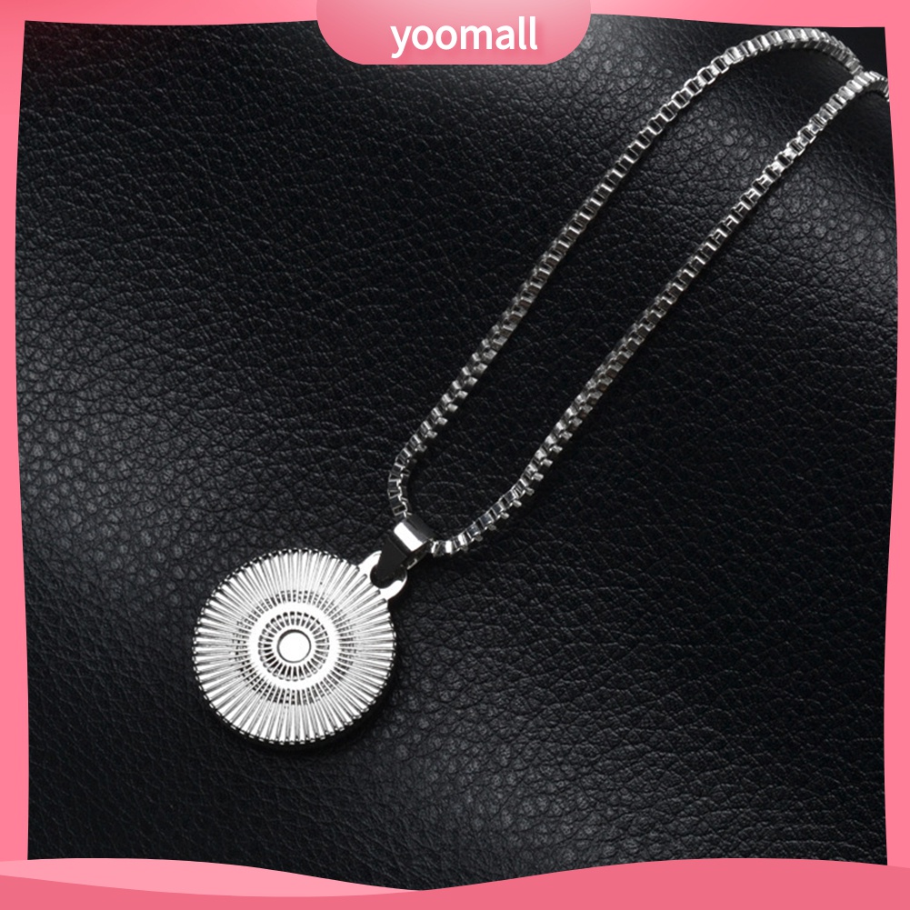 {YO} Vòng cổ Bùa Hộ Mệnh In Chữ Saint Christopher Protect Us Unisex