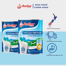 Sữa bột nguyên kem Anchor Úc lon 900g