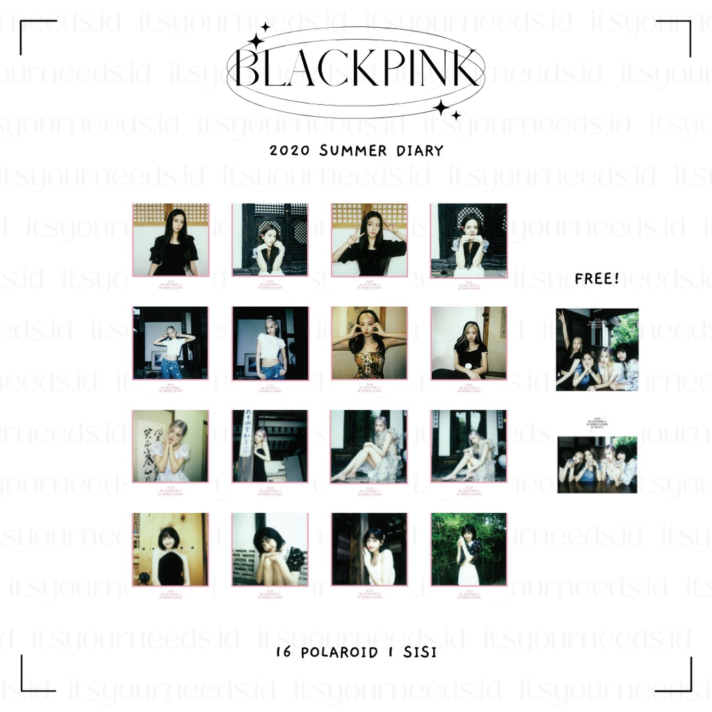 Nhật Ký Mùa Hè Polaroid BLACKPINK 2020