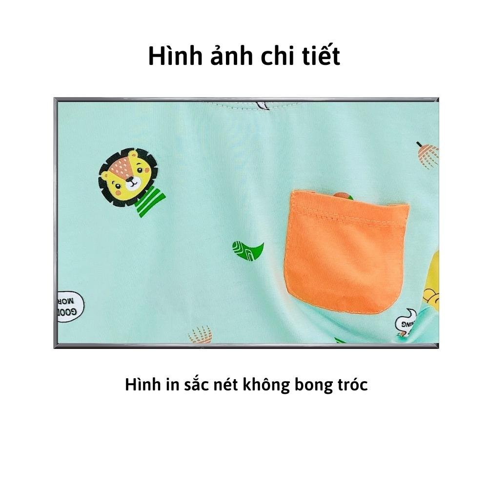 Bộ Cộc Tay Cho Bé Trai Bé Gái 6-26KG 💖FREE SHIP💖 Bộ Thun Lạnh CộcTay  siêu mềm mịn thoáng mát cho bé
