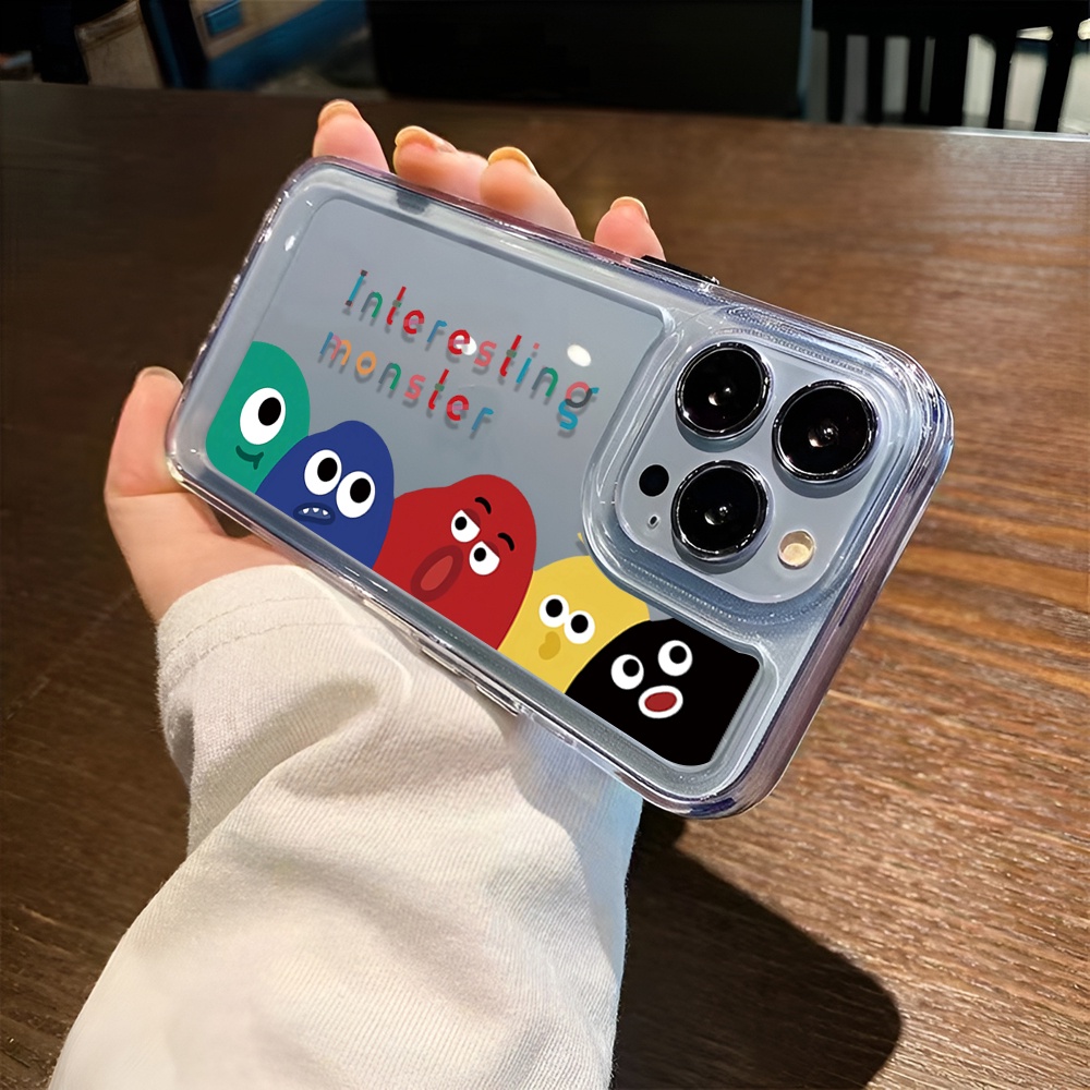 Ốp Điện Thoại Trong Suốt Họa Tiết Hoạt Hình Cho iphone 14ProMax 14Plus 13 11 12 7Plus X XR