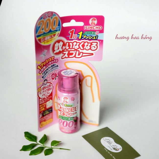 Xịt đuổi muỗi Kincho hiệu quả lên đến 12 giờ chỉ bằng 1 lần xịt - Hàng nội địa Nhật