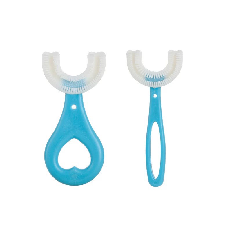 BÀN CHẢI ĐÁNH RĂNG 360 độ cho be từ 2-12t, bàn chải đánh răng silicol chữ U mới nhất