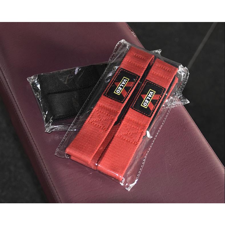 Dây strap kéo lưng Valeo chống trơn trượt hỗ trợ các bài tập thể hình Gym Deadlift Lat pull down Penlay row
