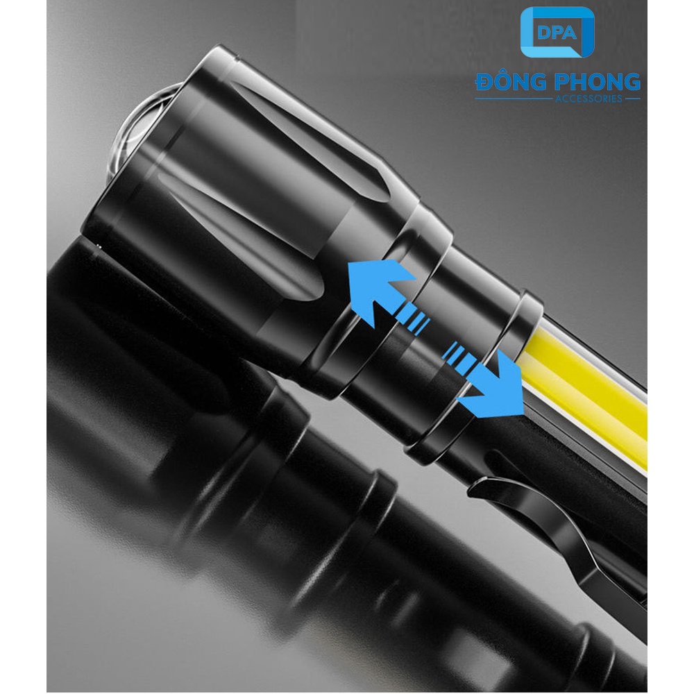 Đèn Pin Mini 4 Chế Độ Sáng Tiện Lợi
