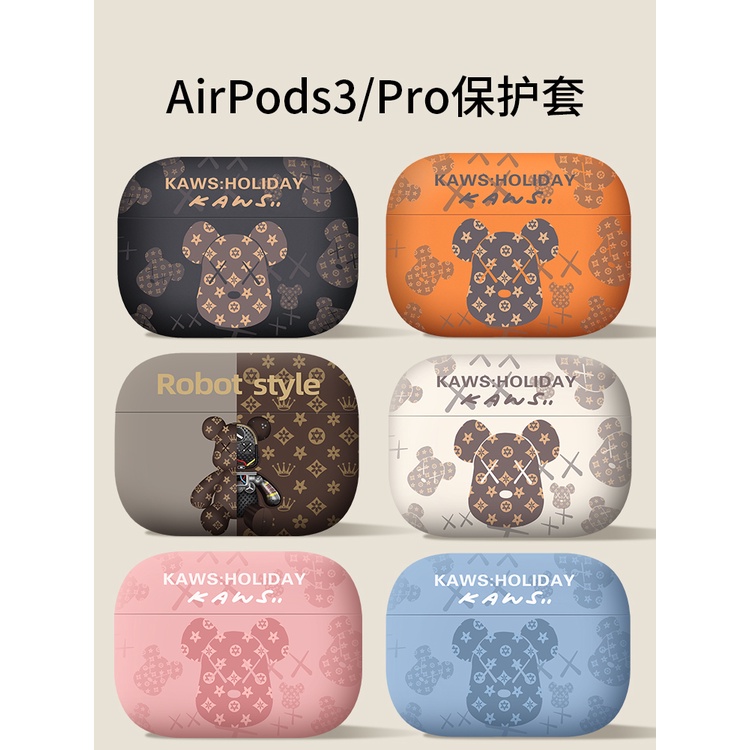 Vỏ Bảo Vệ Hộp Sạc Tai Nghe Airpod Pro 2 3 Bằng Silicon Họa Tiết Hoạt Hình Phong Cách Đường Phố Dễ Thương