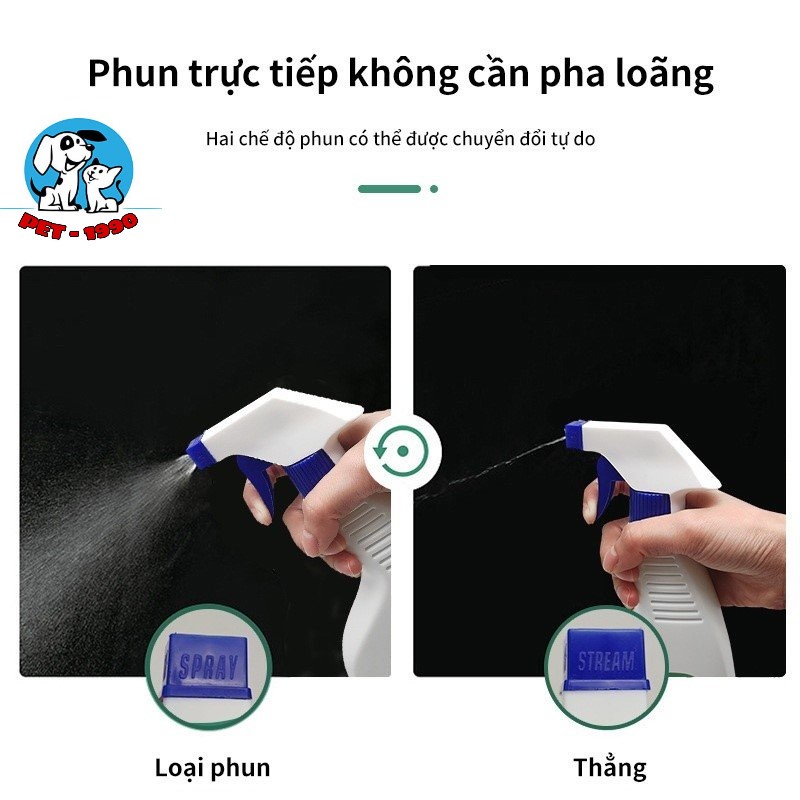Bình Xịt DORRIKEY 500ml Hương Chanh Thơm Mát Khử Mùi Hôi Và Khử Khuẩn Cho Chó Mèo Thú Cưng