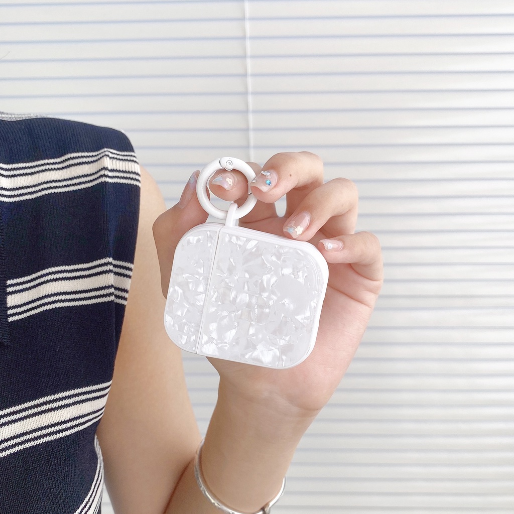 Vỏ Bảo Vệ Hộp Sạc Tai nghe không dây AirPods 1 2 3 Pro2 2022 Bằng Tpu Mềm Chống Rơi Họa Tiết Đá Hoa Cương Lấp Lánh