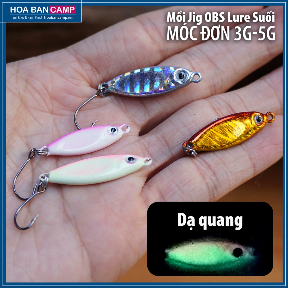 Mồi UL OBS Lure Suối Móc Đơn | 3-5g