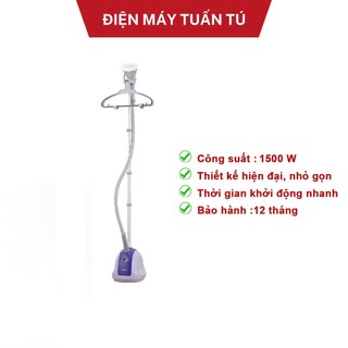 (QUÀ TẶNG 0đ) Bàn là hơi cao cấp, bàn là ủi cây dạng đứng phù hợp với nhiều chất liệu vải, quần áo_Midea MHI-G15B2
