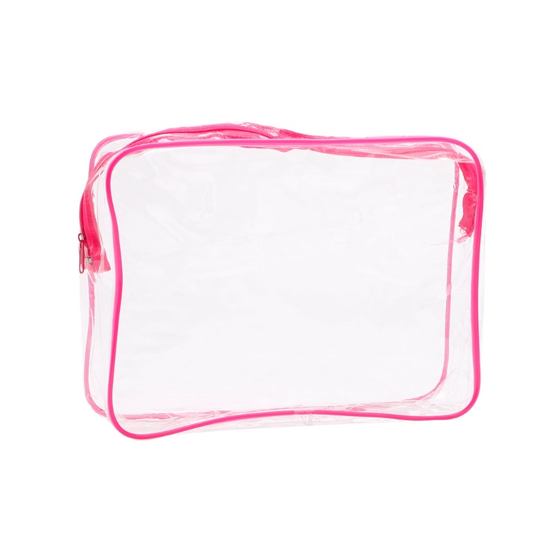 Túi Đựng Mỹ Phẩm Bằng PVC Trong Suốt Chống Thấm Nước Tiện Dụng Mang Theo Du Lịch