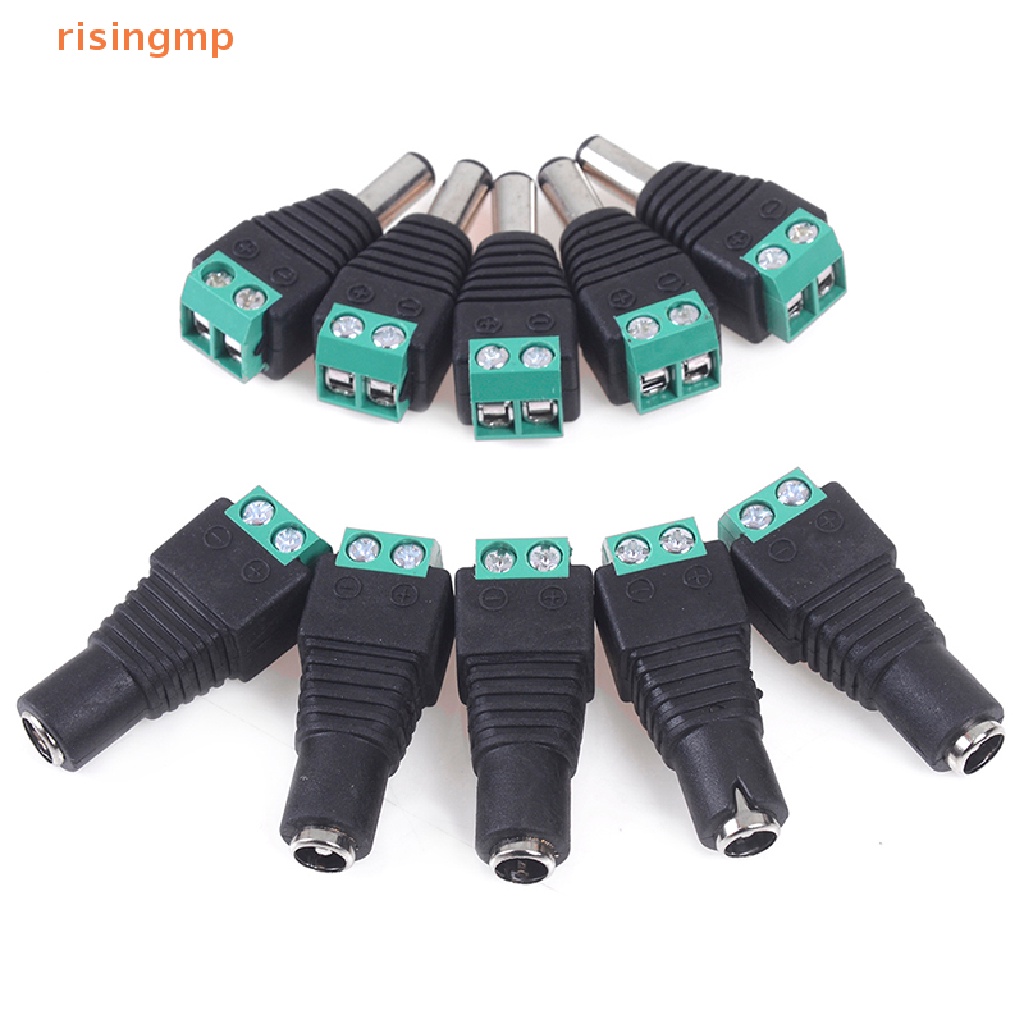 Set 5 Cặp Đầu Nối Phích Cắm Nguồn DC 2.1x5.5mm Chuyên Dụng