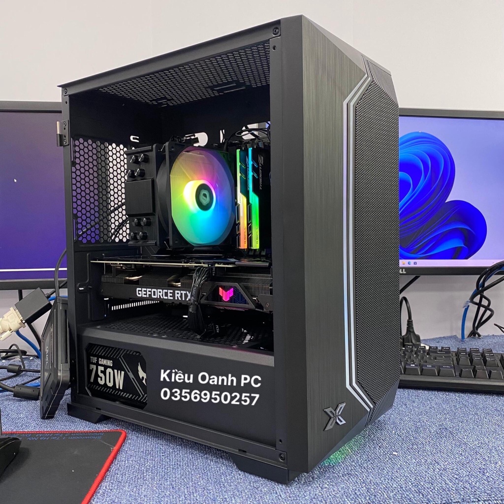 Vỏ máy tính  XIGMATEK GEMINI II sẵn 3 Fan- PREMIUM GAMING M-ATX - Mai Hoàng phân phối và BH 12 tháng