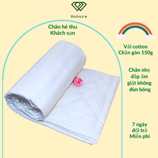 Chăn hè thu khách sạn Riotex chăn chần bông tấm siêu nhẹ không bị đùn bông khi giặt, kích thước 1m8 x 2m, 2m2 x 2m