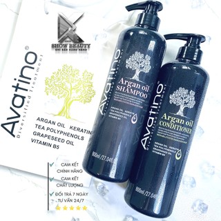 Dầu Gội Xả Phục Hồi Mềm Mượt  Bổ Sung Dưỡng Chất Cho Tóc Avatino - Tinh Dầu Argan