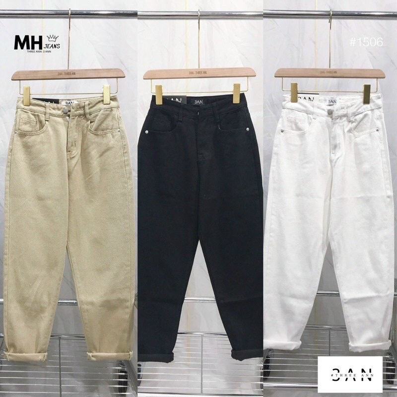 Quần Baggy Nữ Lưng Cao, Chất Mềm Dáng Basic