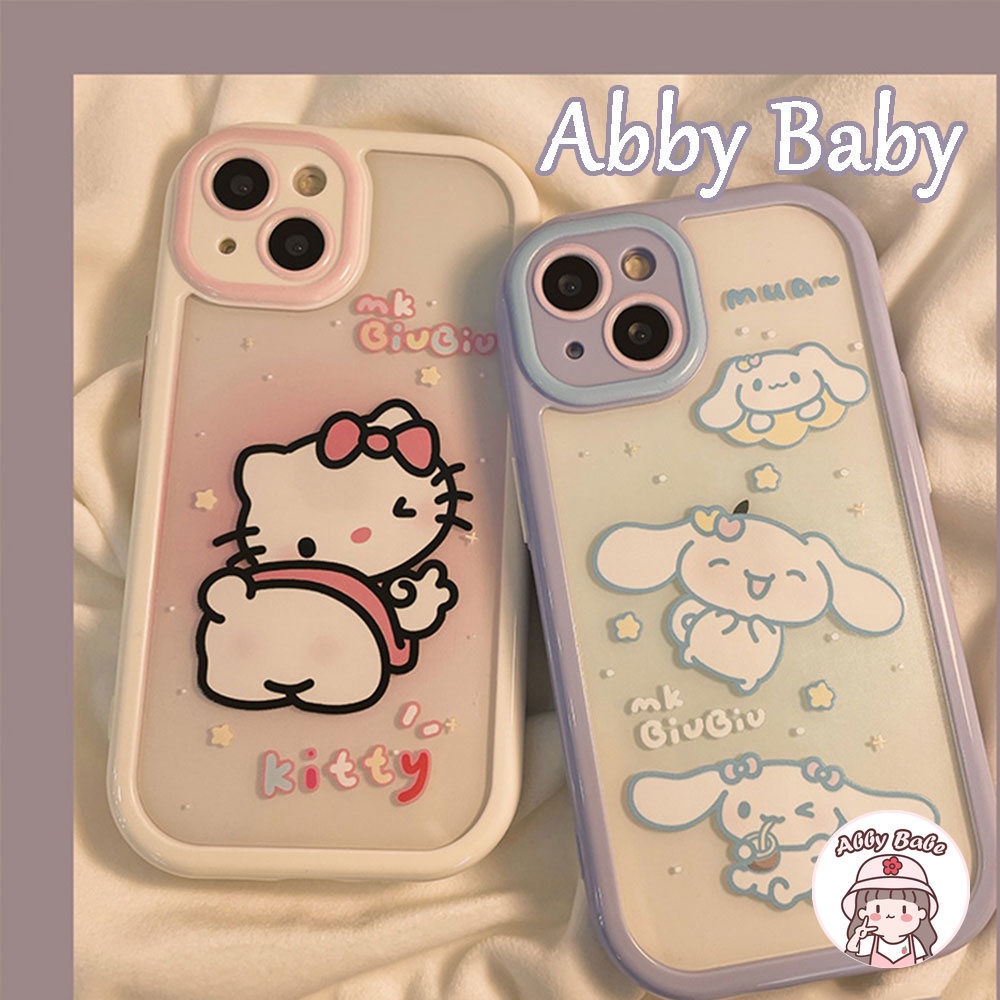 Ốp Điện Thoại TPU Mềm Trong Suốt Chống Mồ Hôi In Hình Mèo Kitty Cho Iphone 14 Pro Max 11 7Plus 13 12 11 Pro Max X XS XR
