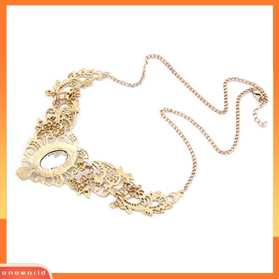 |Bộ Đồ Bơi Một Mảnh Dành Cho Nữ| Vòng Cổ Hình Oval Rỗng Đính Đá Sang Trọng Cho Nữ