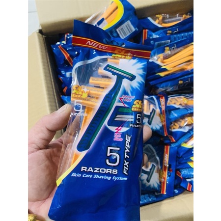 Set 5 CÂY DAO CẠO RÂU 2 LƯỠI hàng xịn