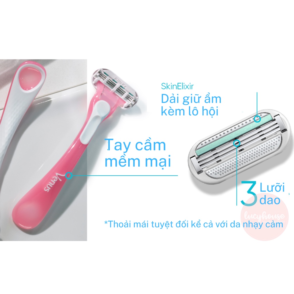 Dao cạo Gillette Venus Sensitive Plus Disposable Razor