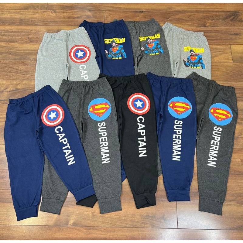 Quần dài bé trai size đại 20-45kg chất cotton xuất dư mỏng mát