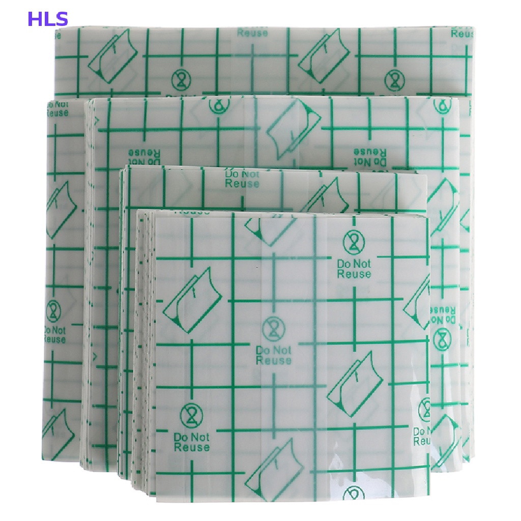 Bộ 100 Miếng Dán PU Cố Định Vết Thương Chống Thấm Nước