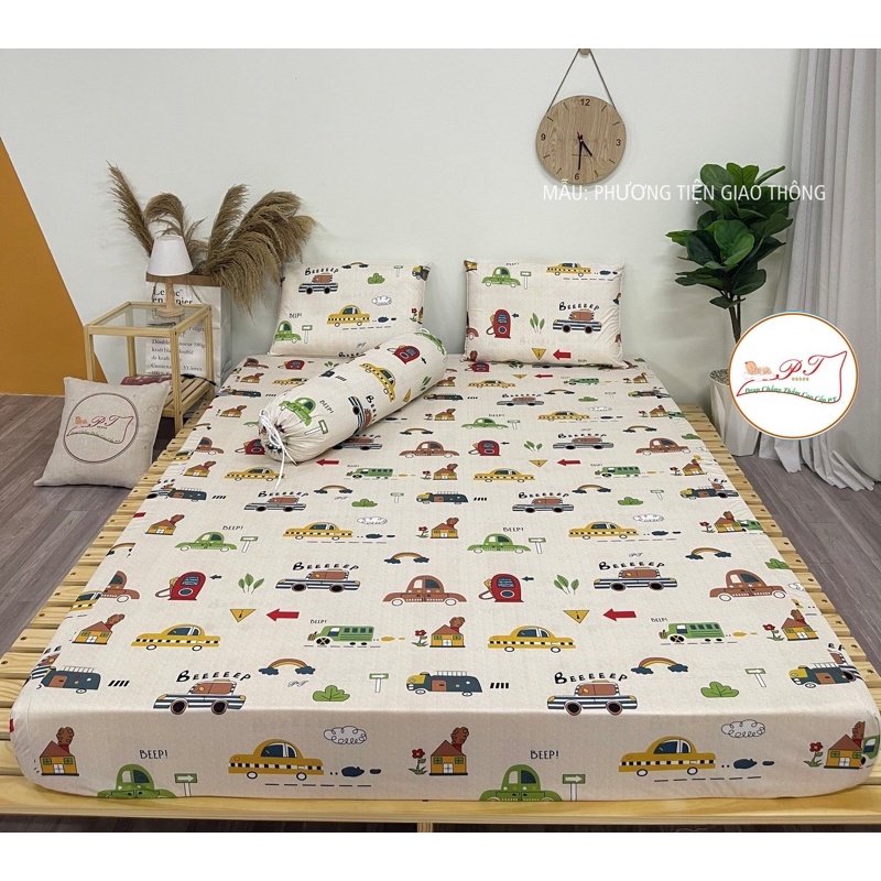 GA CHỐNG THẤM PT thun lụa organic [ mềm mịn, thoáng mát, không sột soạt, nằm trực tiếp thay ga vải]