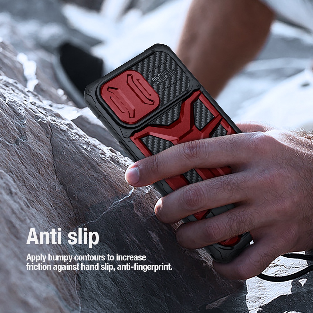 Ốp điện thoại NILLKIN chống sốc phong cách thể thao thích hợp cho iPhone 14 Pro Max