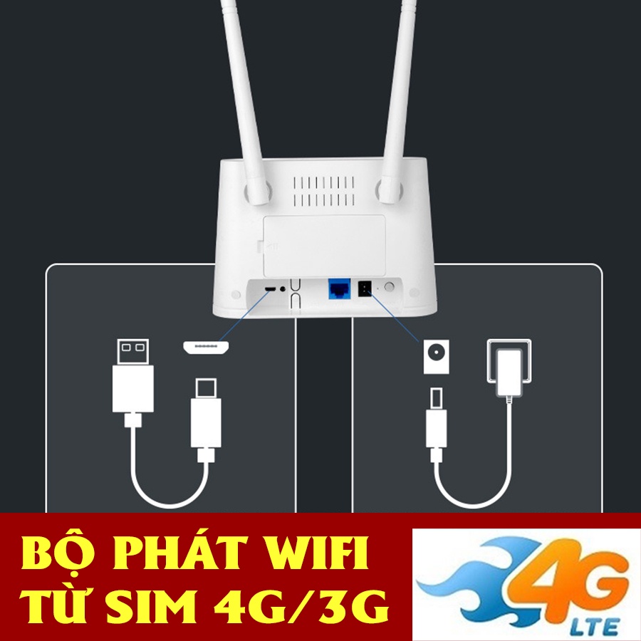 Bộ phát wifi từ sim 4G/3G LTE B311 - Tốc Độ 300Mps, Khỏe và bền, cắm điện 24/24 | BigBuy360 - bigbuy360.vn