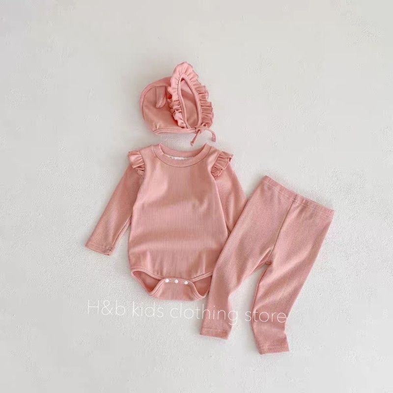 BÈO TĂM Set body kèm quần tặng mũ mã 50065