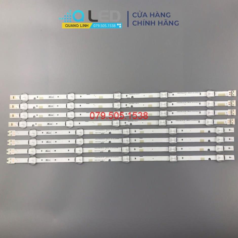 Thanh LED Tivi samsung 49J5200 / 49J5000/ 49M5000A / 49M5300A  - 1 bộ 8 thanh 4A+4B - LED MỚI 100% n