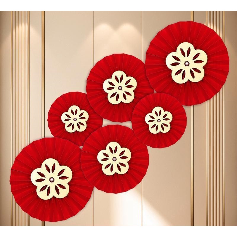 Dây treo, bong bóng, phụ kiện trang trí đám cưới