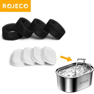  Tấm lọc nước Rojeco gắn đài phun nước tự động 3.2L cho mèo cưng công suất cao 