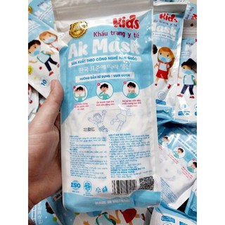 Khẩu Trang KF94 Cho Bé 4 Lớp  ( Túi 10 cái )