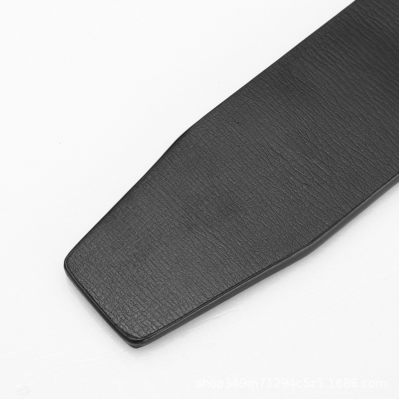 Nam Buckleless Belt Pinhole Belt Thắt lưng da thật Buckleless Pure Belt Body