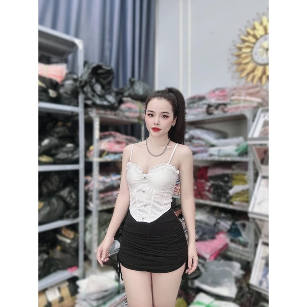 Áo 2 dây croptop EDNA OOTD