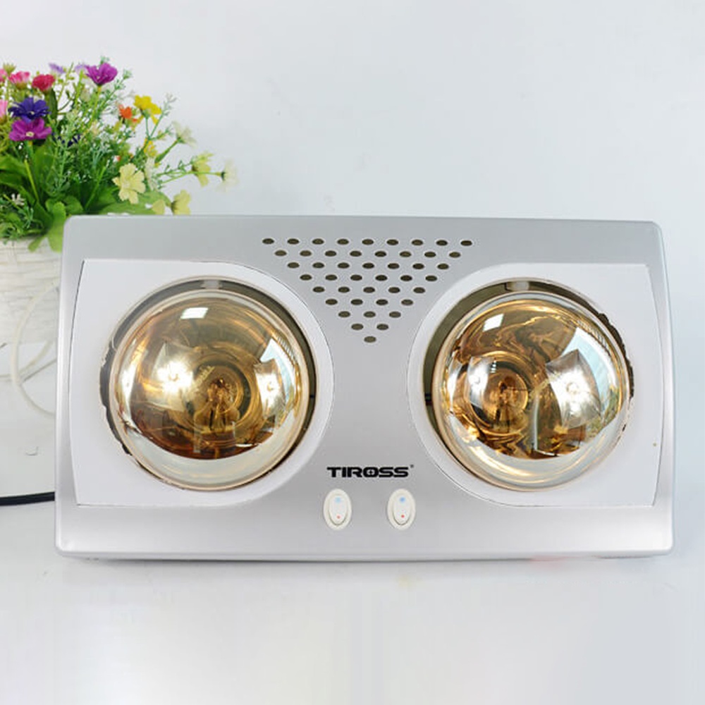 Đèn Sưởi Nhà Tắm Tiross TS9291, 2 Bóng, 550W, Hàng Chính Hãng, Bảo Hành 12 Tháng