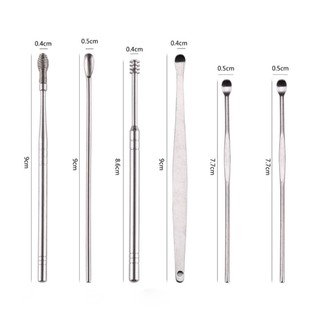 Bộ dụng cụ ráy tai 7 món inox [ Mẫu mới ]