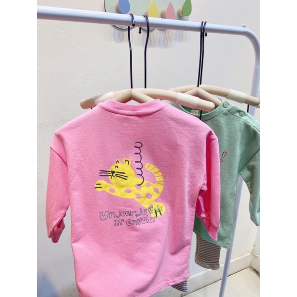 Bộ nỉ bé trai bé gái Heeve Hoo mbouse53 MM2