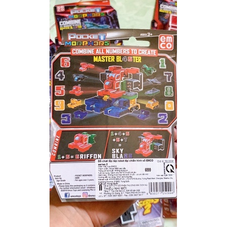 Số biến hình emco bất kỳ hàng chính hãng 1 số 1 hình