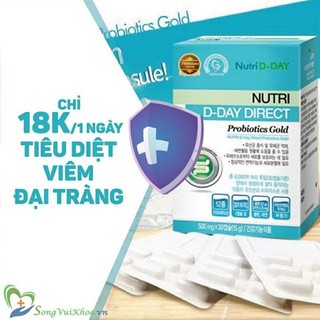 Men vi sinh Nutri D-DAY Direct Probiotics Gold Plusi