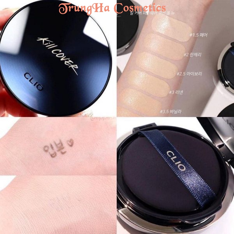 Phấn Nước Clio Kill Cover Glow Cushion (Kèm Lõi Refill)