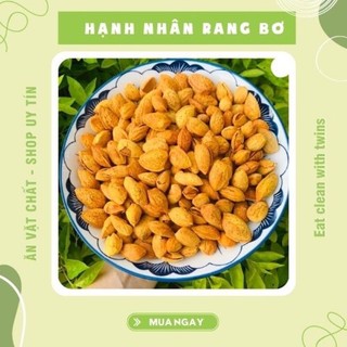 Hạnh Nhân -  Hạnh Nhân Rang Bơ Nhập Khẩu Mỹ Thơm Ngậy Vỏ cực Mỏng 500g