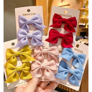 Set Kẹp Tóc Nơ Dễ Thương Cho Bé Gái