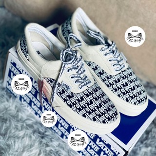 Giày thể thao Vans Fear of God Full Box, Vans Fear of God Full Box đế màu kem hàng 11 (Ảnh thật)
