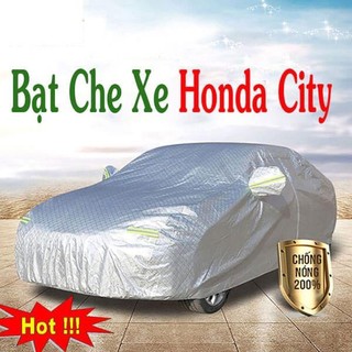 Bạt phủ xe, bạt trùm xe Honda City loại 3 lớp tráng nhôm