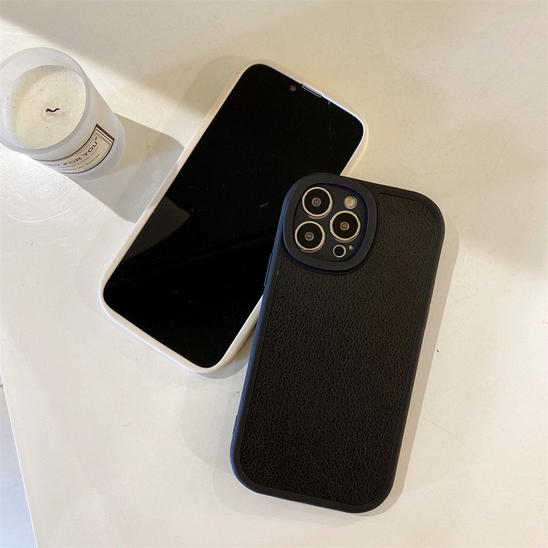 Suntaiho Ốp lưng iphone Ốp điện thoại bằng da PU mềm màu trơn thích hợp cho iPhone 14 13 12 11 Pro Max X XR Xs Max 7 8 6 6s Plus