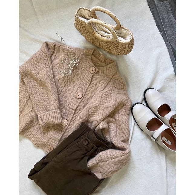 Cardigan len Thừng